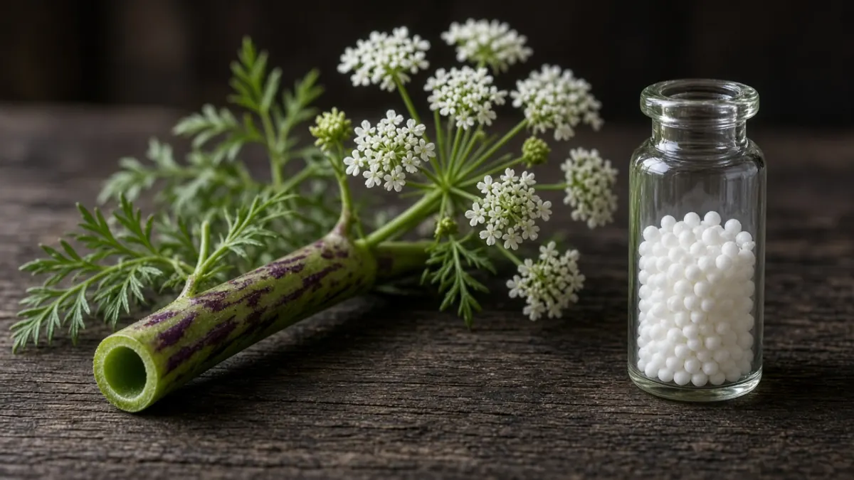 Conium 30 Uses: Vertigo, Hard Glands, Hemlock Risk