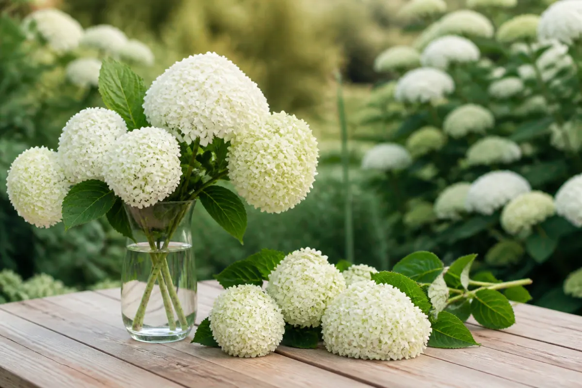 Hydrangea Arborescens Q: Gravel Picture, Not Stones